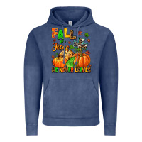 Vintage Denim fall for jesus he never leaves Vintage Hoodie - MaliasSmallBusiness
