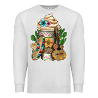 Oatmeal Heather Mexican Hot Coffee Cup Premium Sweatshirt - FaDigitalArtStudio