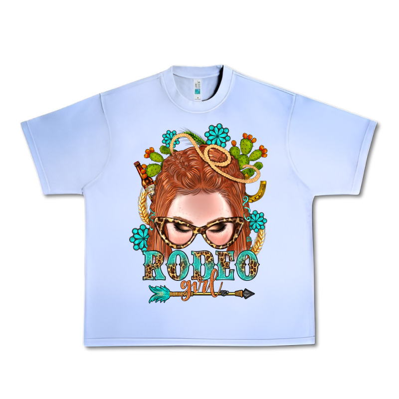 Western Rodeo Girl Braid Red Hair Urban Heavy Tee by BundleAndBundleShop | Teevron
