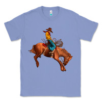 Colony Blue cowboy rodeo Classic Tee - JahusDesignShop