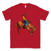 Red cowboy rodeo Classic Tee - JahusDesignShop