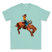 Seafoam cowboy rodeo Classic Tee - JahusDesignShop