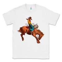 White cowboy rodeo Classic Tee - JahusDesignShop