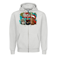 Dove Grey small town christmas Zipper Hoodie - CowGirlArtShop