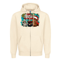 Sandshell small town christmas Zipper Hoodie - CowGirlArtShop