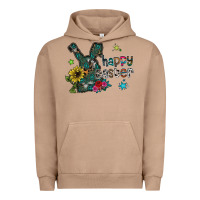 Pigment Burro Happy Easter Urban Hoodie - CowhideDigitalArt