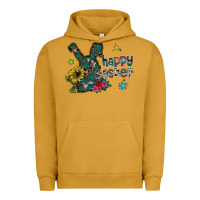 Pigment Peanut Butter Happy Easter Urban Hoodie - CowhideDigitalArt
