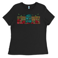 Black mexico with roses Ladies Tee - Jasminsmagicworld