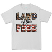 Land Of The Free America Western Pattern Premium Tee | Teevron