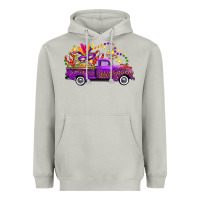 Moon Dust Mardi Gras Leopard Truck Heavyweight Hoodie - FaDigitalArtStudio