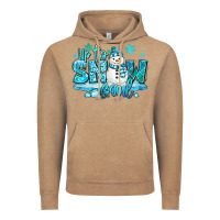 Vintage Coffee up to snow good winter snowman Vintage Hoodie - MaliasSmallBusiness