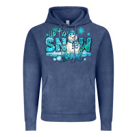 Vintage Denim up to snow good winter snowman Vintage Hoodie - MaliasSmallBusiness