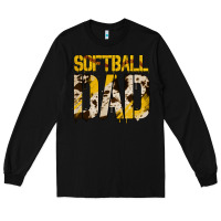 Black Softball Dad Long Sleeve Tee - Bettercallsaul
