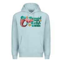 Blue Mist mermaid kisses starfish wishes Premium Hoodie - JahusDesignShop