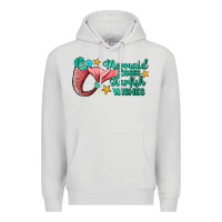 Dove Grey mermaid kisses starfish wishes Premium Hoodie - JahusDesignShop