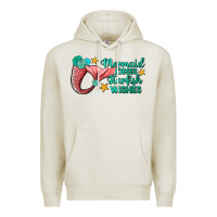 Oatmeal Heather mermaid kisses starfish wishes Premium Hoodie - JahusDesignShop