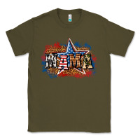 Army Green Patriotic Mama Classic Tee - BundleAndBundleShop