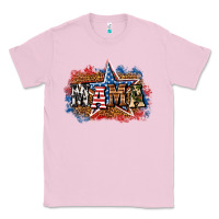 Bubblegum Pink Patriotic Mama Classic Tee - BundleAndBundleShop