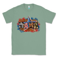 Sage Patriotic Mama Classic Tee - BundleAndBundleShop