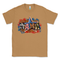 Toasted Coconut Patriotic Mama Classic Tee - BundleAndBundleShop