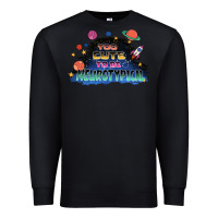 Black Too cute to be neurotypical Premium Sweatshirt - FaDigitalArtStudio