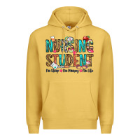 Antique Gold nursing student no sleep no money no life Premium Hoodie - OliviaCreatesArt