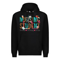 Black nursing student no sleep no money no life Premium Hoodie - OliviaCreatesArt