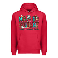 Cardinal nursing student no sleep no money no life Premium Hoodie - OliviaCreatesArt