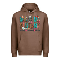 Chestnut nursing student no sleep no money no life Premium Hoodie - OliviaCreatesArt