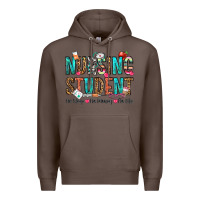 Coffee nursing student no sleep no money no life Premium Hoodie - OliviaCreatesArt