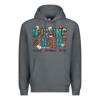 Rock nursing student no sleep no money no life Premium Hoodie - OliviaCreatesArt