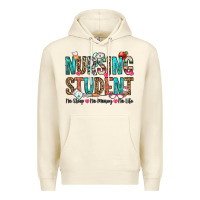 Sandshell nursing student no sleep no money no life Premium Hoodie - OliviaCreatesArt