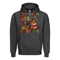 Charcoal Heather just a girl who loves reindeers Zipper Hoodie - CowGirlArtShop