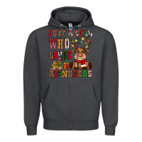 Smoke just a girl who loves reindeers Zipper Hoodie - CowGirlArtShop
