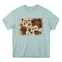 Arona cowhide background Heavy Core Tee - BarkalooDesign