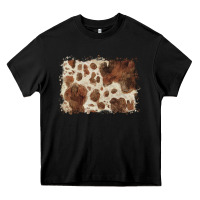 Black cowhide background Heavy Core Tee - BarkalooDesign