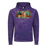 Cloud Purple gobble with thanksgiving turkeys Vintage Hoodie - MaliasSmallBusiness