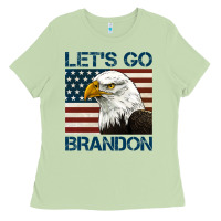 Matcha american bald eagle let's go brandon Ladies Tee - Jasminsmagicworld