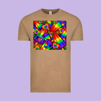 Western Lgbtq+ Pride Squad Tumbler Vintage Tee Designed By Bundleandbundleshop