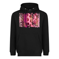 Black breast cancer brushstroke Heavyweight Hoodie - FaDigitalArtStudio