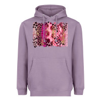 Lavender breast cancer brushstroke Heavyweight Hoodie - FaDigitalArtStudio
