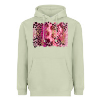 Matcha breast cancer brushstroke Heavyweight Hoodie - FaDigitalArtStudio