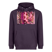 Plum breast cancer brushstroke Heavyweight Hoodie - FaDigitalArtStudio