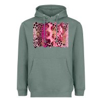Sage breast cancer brushstroke Heavyweight Hoodie - FaDigitalArtStudio