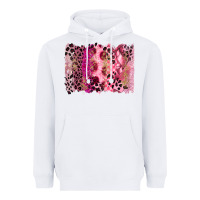 White breast cancer brushstroke Heavyweight Hoodie - FaDigitalArtStudio
