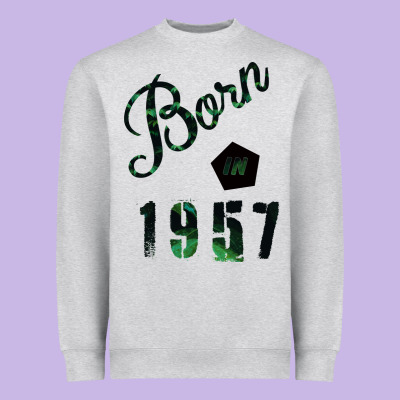 Born In 1957 Heavyweight Sweatshirt Designed By Bettercallsaul