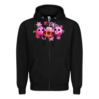 Black pink christmas Zipper Hoodie - CowGirlArtShop