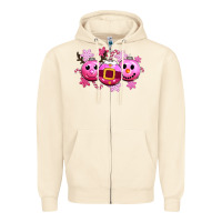 Sandshell pink christmas Zipper Hoodie - CowGirlArtShop