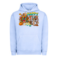 Pigment Grape Ice Happy Turkey Day Urban Hoodie - CowhideDigitalArt