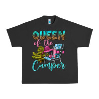 Pigment Black Queen Of The Camper Urban Heavy Tee - BundleAndBundleShop